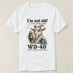 T-shirt Humour de Mécanicien de Chèvre Drôle Je ne suis pa