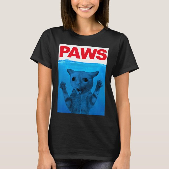 T-shirt Humour de mème de chat de pattes Funny Kitty Lover (Devant)