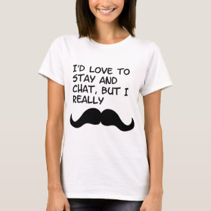 T-shirt Humour de moustache