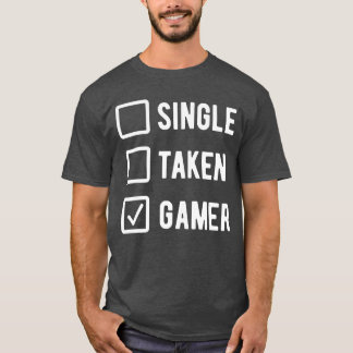 T-shirt Humour de passionné de jeux vidéo avec une touche