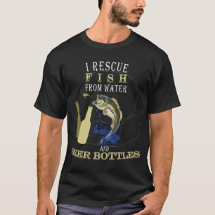 T-shirt Humour de pêche à la basse drôle
