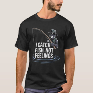 T-shirt Humour de pêche Attraper des poissons pas des sent