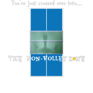 T-shirt Humour de pickleball, zone non volley
