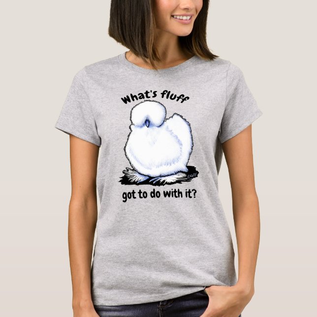 T-shirt Humour de poulet Silkie (Devant)