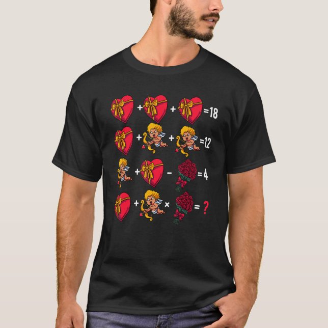 T-shirt Humour De Professeur De Maths 14 Février Ordre D'O (Devant)