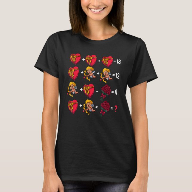 T-shirt Humour De Professeur De Maths 14 Février Ordre D'O (Devant)