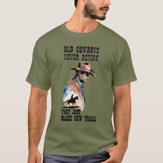 T-shirt Humour de retraite de cow-boy de l'Ouest
