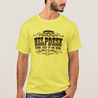 T-shirt Humour de support technique