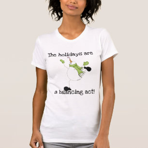 T-shirt Humour de vacances Snowman