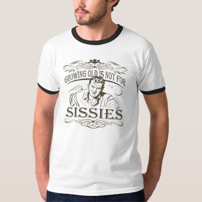 T-shirt Humour de vieillesse (Devant)