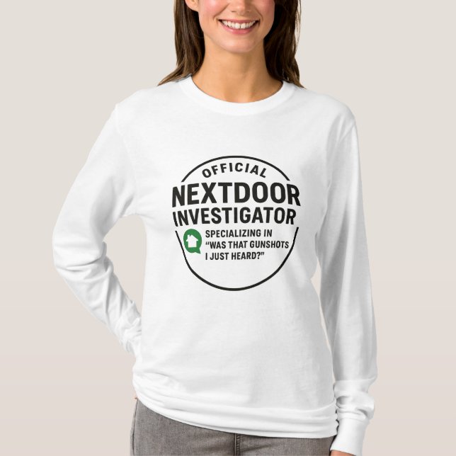 T-shirt Humour de voisinage (Devant)