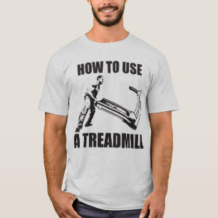T-shirt Humour d'entraînement - Comment utiliser un tapis