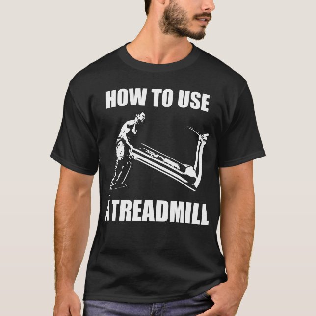 T-shirt Humour d'entraînement - Comment utiliser un tapis  (Devant)