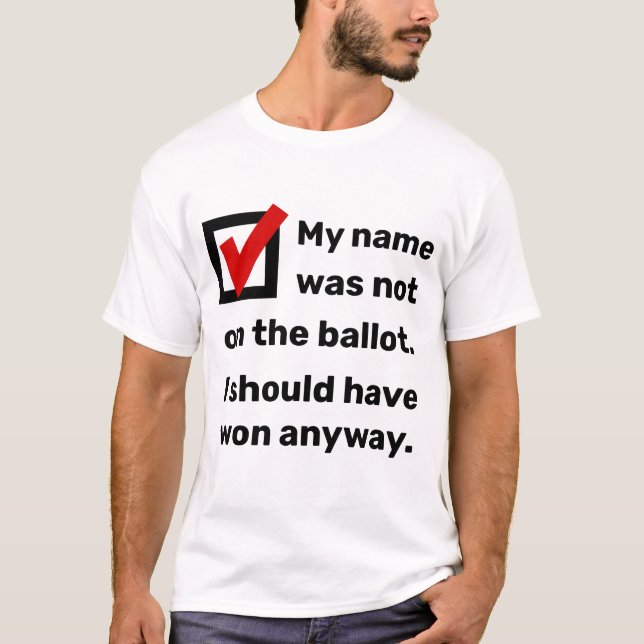T-shirt Humour des élections 2024 (Devant)