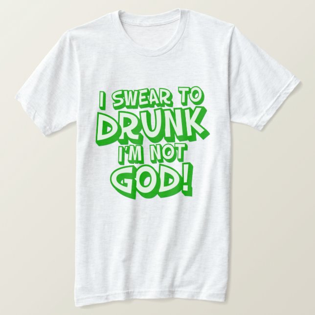 T-shirt Humour des fêtes de la bière irlandaise (Design devant)