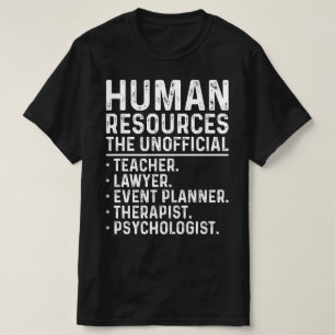 T-shirt Humour des Ressources Humaines