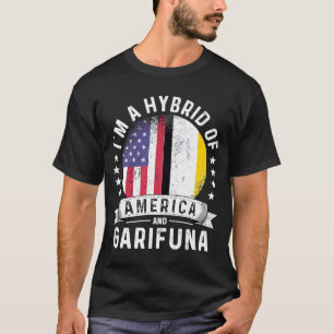 T-shirt Humour Drapeau Garifuna American Patriot