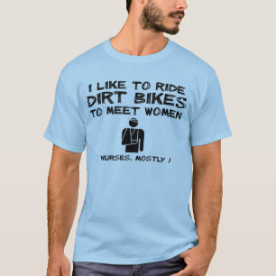 T-shirt Humour drôle de chemise de motocross de vélo de