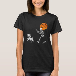 T-shirt Humour Drôle Épouvantable Halloween Squelette Chas