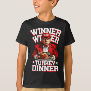 T-shirt Humour Drôle Trump Gagnant Dîner Dîner Turquie