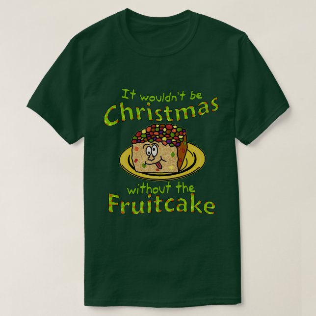 T-shirt Humour drôle v2 de gâteau de fruits secs de bande (Design devant)