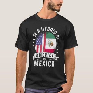 T-shirt Humour du drapeau mexicain du patriote américain