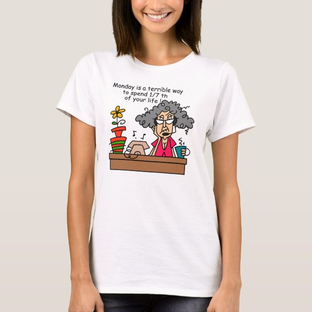 T-shirt Humour du lundi (Devant)