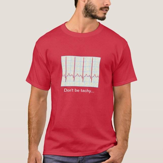 T-shirt Humour en cardiologie - Ne soyez pas enseignant (Devant)