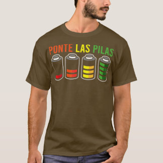 T-shirt HUMOUR ESPAGNOL Ponte Las Pilas Cadeau