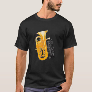 T-shirt Humour euphonium drôle pour euphonium fier de cuiv