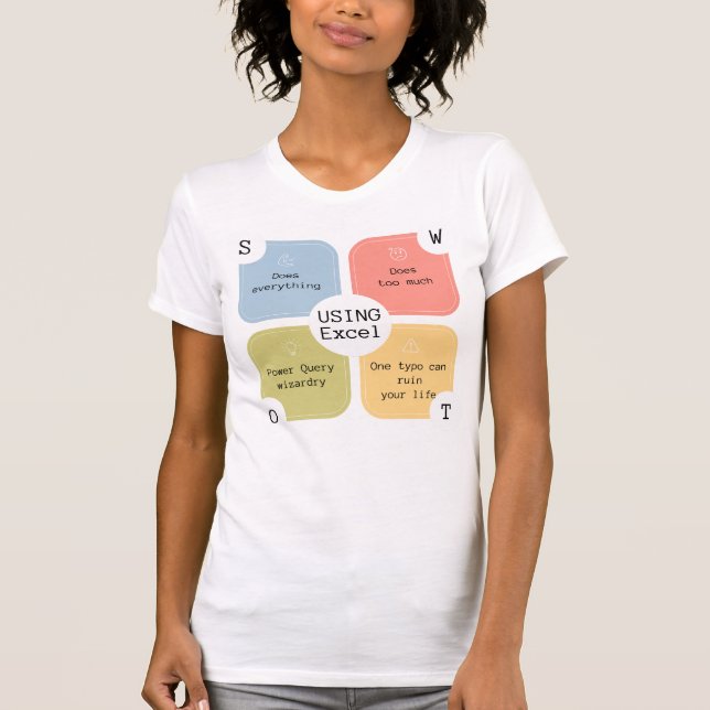 T-shirt Humour Excel | Assistant Pour Excel | Feuille de c (Devant)