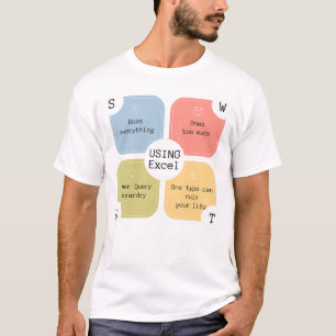 T-shirt Humour Excel Assistant Pour Excel Feuille de c