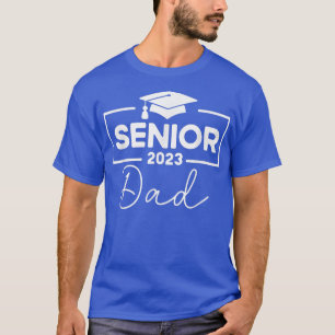 T-shirt Humour Fier Papa mignon Coeur Diplômé Senior 2023