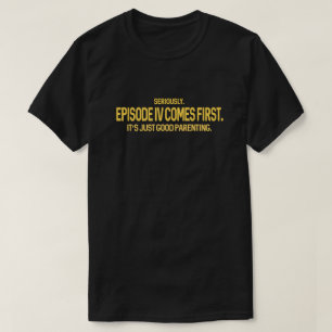 T-shirt Humour geek Episode IV arrive premier Sci-Fi