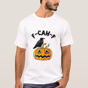 T-shirt Humour gothique drôle de corbeau F-Caw-F essentiel