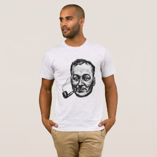 T-shirt Humour intemporel : Illustration Vintage du tuyau 