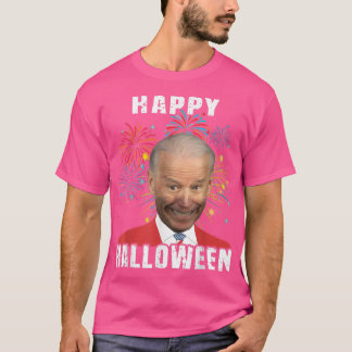 T-shirt Humour Joe Biden Happy Halloween Confus 4th Of Ju