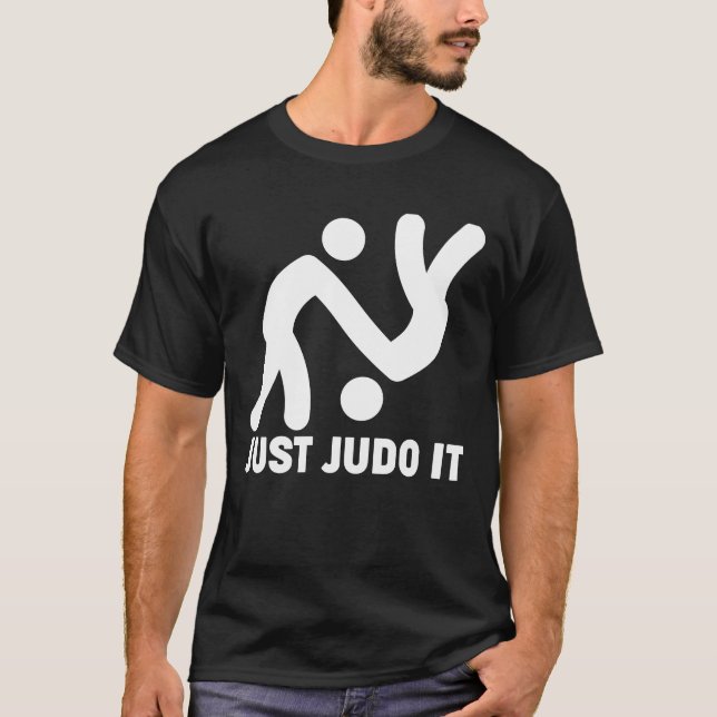 T-shirt Humour Judo | Just Judo It (Devant)
