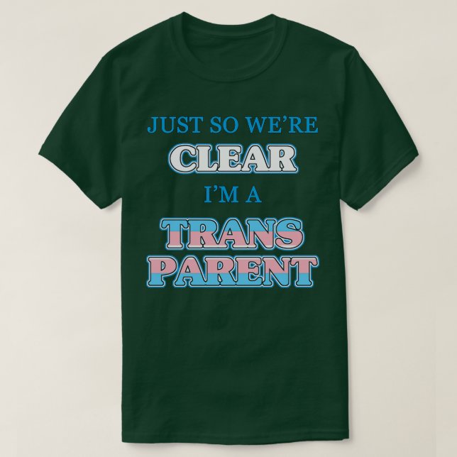 T-shirt Humour parent transgenre (Design devant)