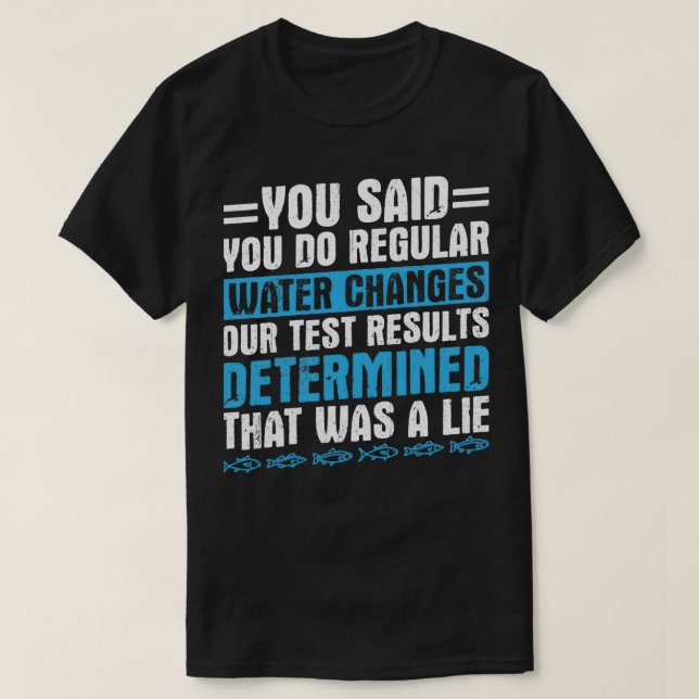 T-shirt Humour Poisson Conception Citation Vous Faites Rég (Design devant)