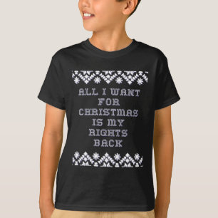 T-shirt Humour politique de Noël Citation de Noël Pro Trum