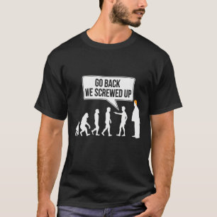 T-shirt Humour politique drôle anti-Trump évolution 