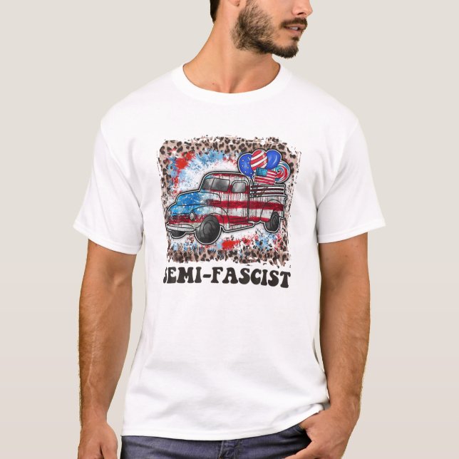T-shirt Humour politique semi-fasciste Cite Biden Pa Drôle (Devant)
