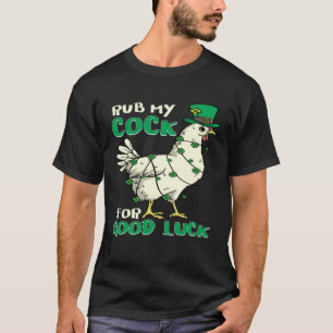 T-shirt Humour pour adultes Saint-Patrick blague de poulet