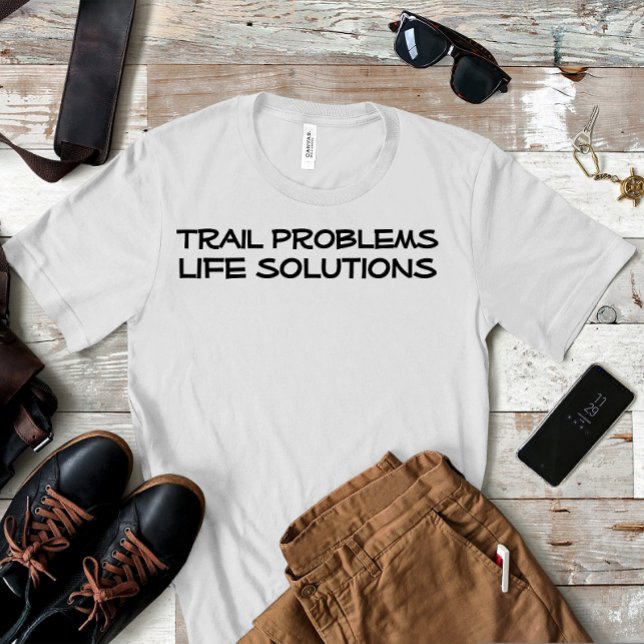 T-shirt Humour randonnée camping noir (Créateur téléchargé)