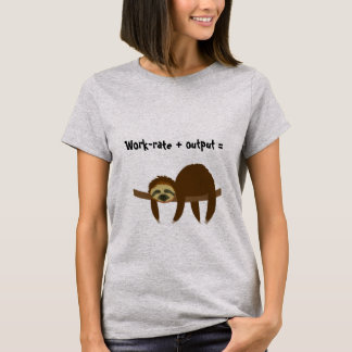T-shirt Humour Sloth