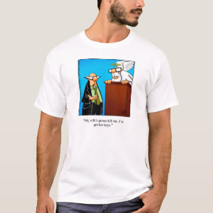 T-shirt Humour St Peter "Clefs de la femme" Tee - shirt