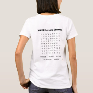 T-shirt HUMOUR SUPÉRIEUR : Puzzle (arrière) + Solution (po