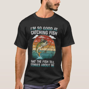 T-shirt Humour sur la pêche à la mouche de bass Amoureux d