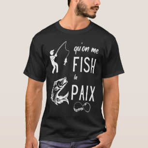 T-shirt Humour sur la pêche Pêcheur personnalisé